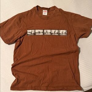 Supreme Brown Graphic Short Sleeve Tee